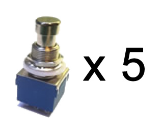 3PDT Latched Footswitch (x5)